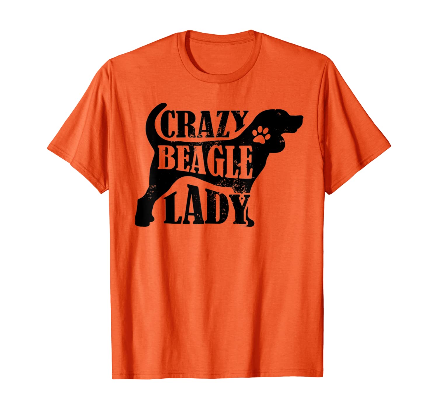 

Crazy Beagle Lady Tee Beagle Dog Lover Gifts T-Shirt, White;black
