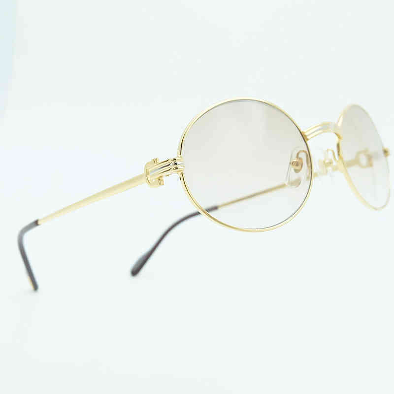 

Factory Direct Price Retro Oval Metal Men Mens Sun High Quality Gold Sunglass Round Stylish Eyewear 79YH