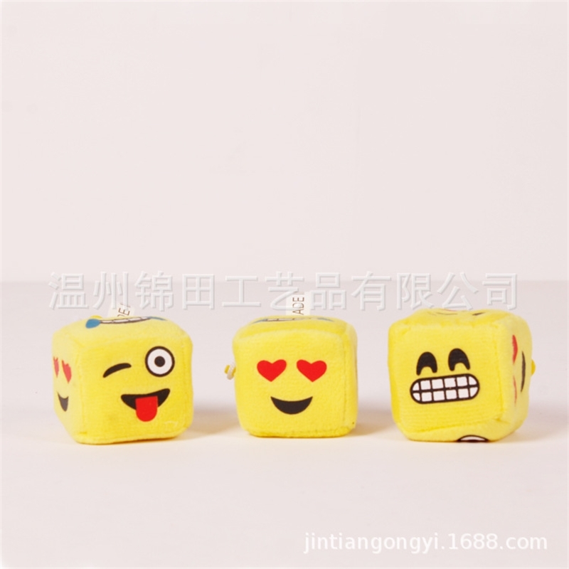 

Plush toy doll pendant cartoon creative sponge dice