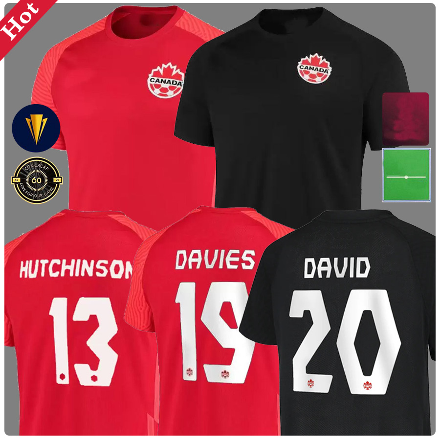 

21 22 Canada Soccer Jerseys Men home away Custom 19 Alphonso Davies 13 Atiba Hutchinson Jonathan David National Team Third Error KENNEDY EVSTAQUIO CAVALLINI z3, Men(jia na da)