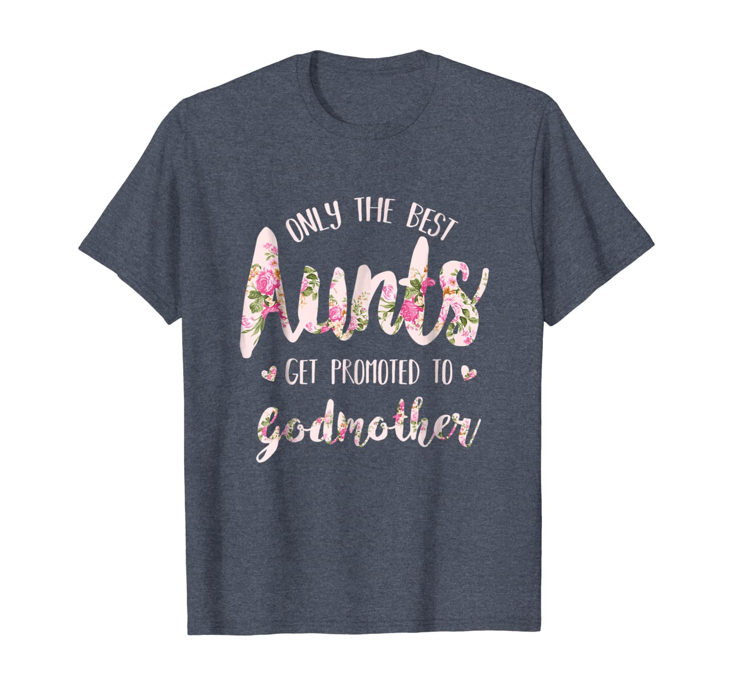 

only the aunts get promoted to godmother shirt, White;black