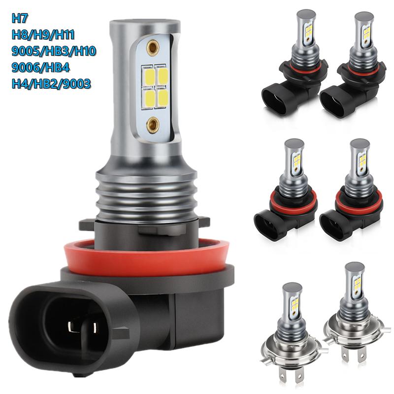 

Car Headlights Fog Lights In-line Led H4 H7 H11 9005 6000K