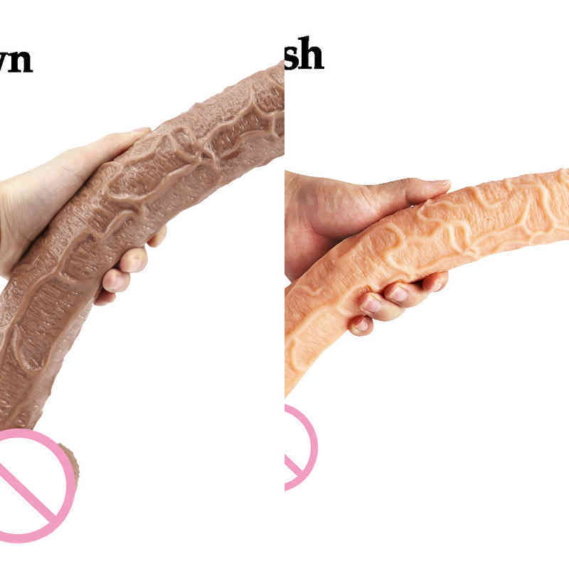 Sex products dildos 43*5.5Cm Long Dildo With Sewing Realistic Penis Big Dick Game For Woman Giant Anal Plug Enormous Horse Cock 1014-image-747190247