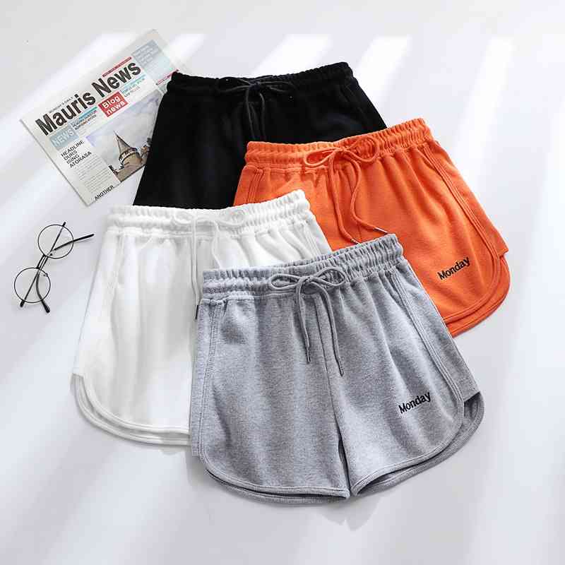 Women&#039;s summer loose pants Korean High Waist Sports Leisure versatile 2020 new home Yoga pajamas-image-702435328