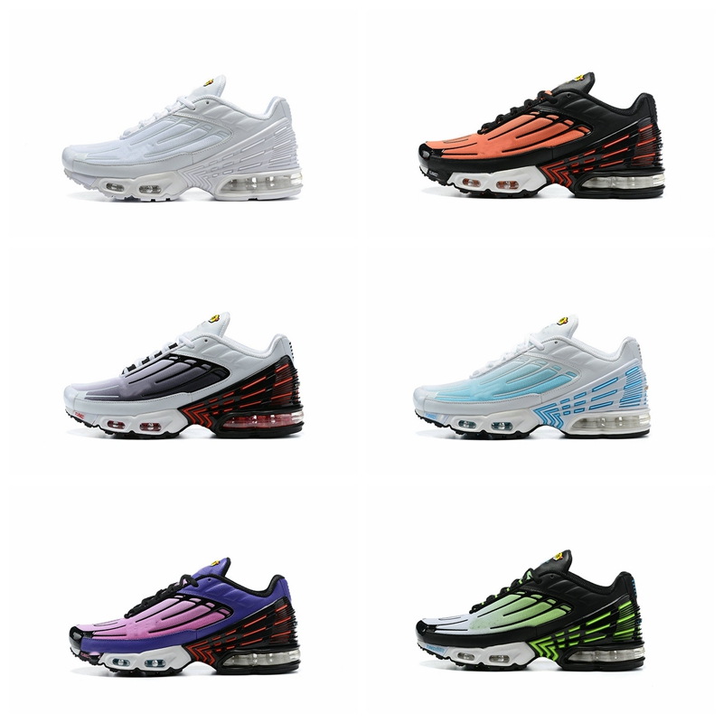 

2021 Tn Plus 3 III Womens Mens TUNED casual designer Shoes Classic Outdoor Tn Black White Sport Shock Sneakers Requin Blue Spider Aqua Volt Detailing Eur36-46, #8