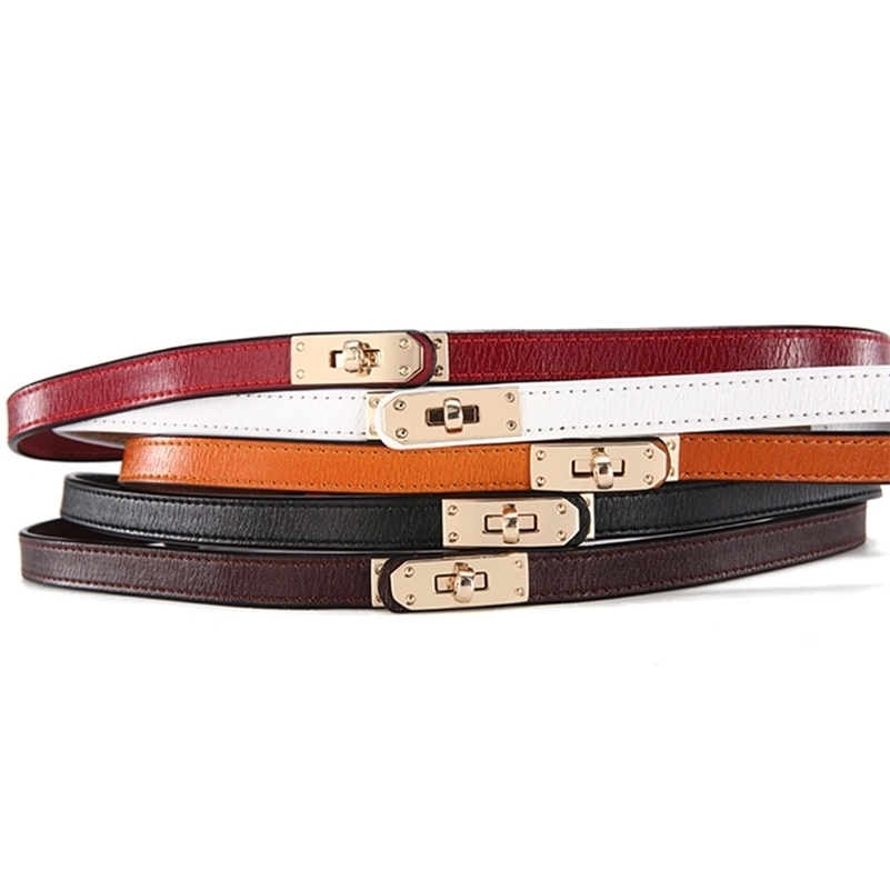 

Luxury Brand Belt Woman Waist Genuine Leather Belts For Women H Cinturon Mujer Gold Buckle High Quality Ceinture Femme 220312, Black