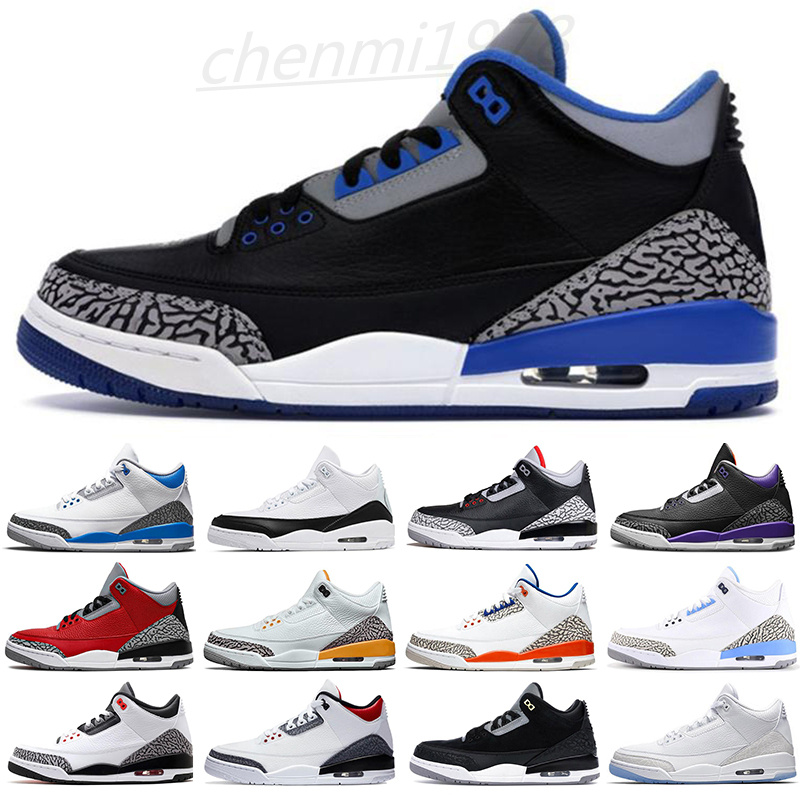 

Arrival 2022 Basketball Shoes Racer Blue Medium Gray Jumpman Knicks Rival SATIN 3S Retro Rust Dinques Trainers 7-13 c34, #6