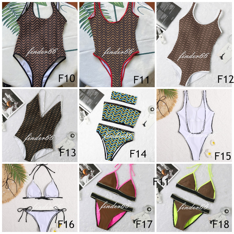 

Fashion Mix Brown Styles Women Swimsuits Bikini Full Letter set Multicolors Summer Time Beach Bathing suits Wind Swimwear High Quality Ready to Ship