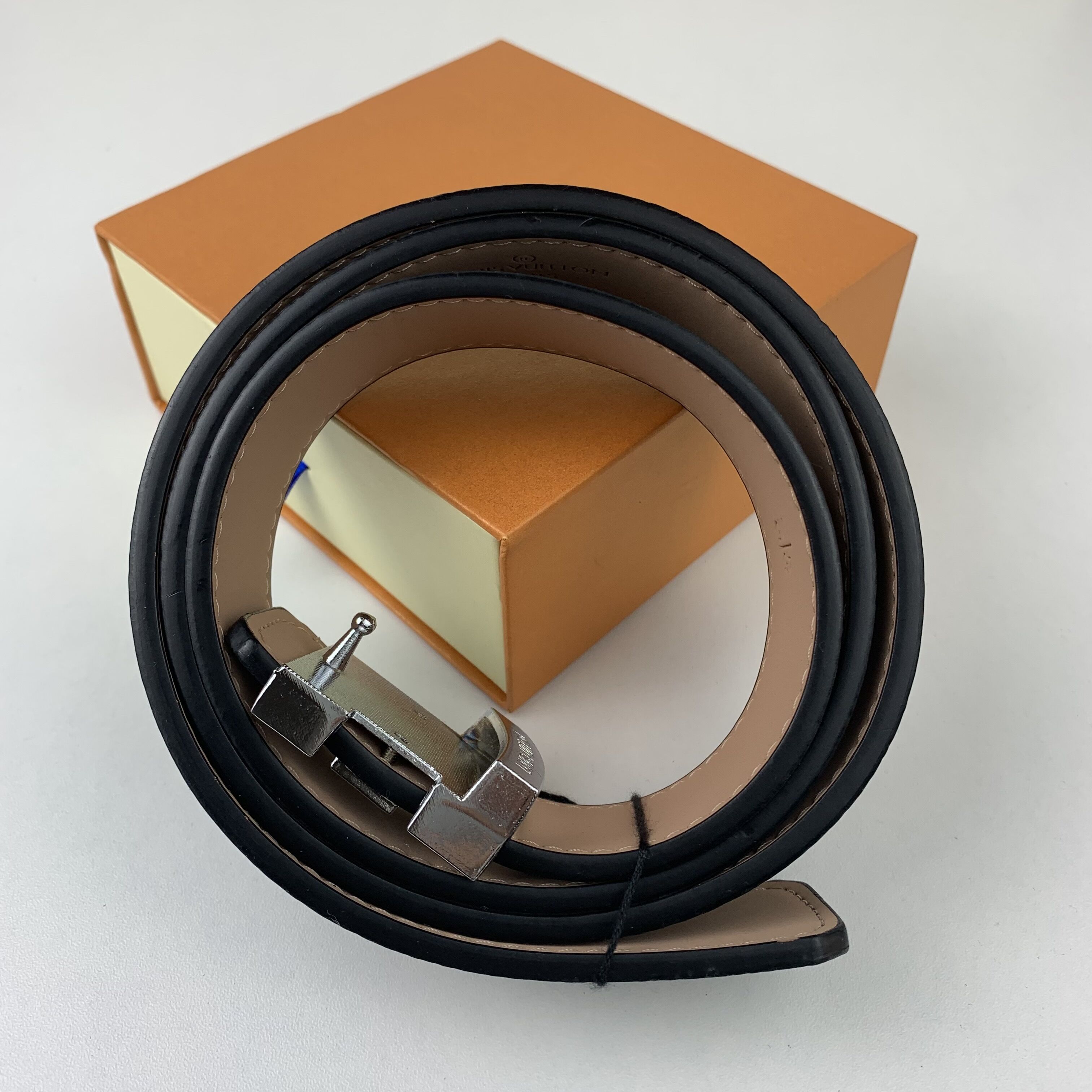 

Men Designers hank Belts Classic fashion luxury casual letter smooth buckle womens mens leather belt width 3.8cm with orange box, Black flower