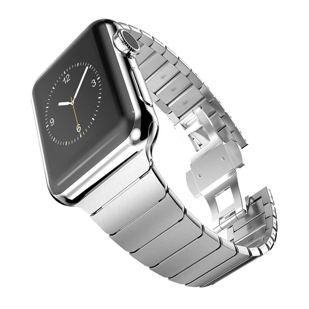 

Luxury Stainless Steel Strap For Apple Watch Band 45mm 41mm 44mm 40mm 38mm 42mm Gold Butterfly Metal bracelet iwatch Bands Series 7 3 4 5 SE 6 2 1 Watchband