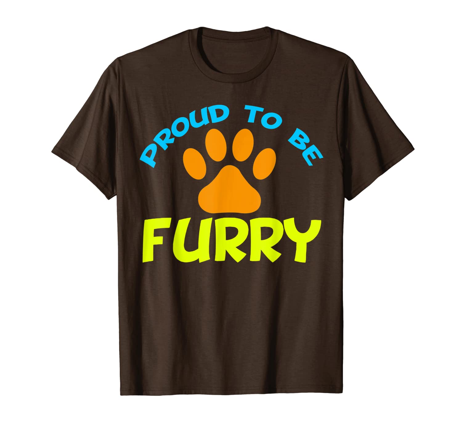 

proud to be furry t-shirt - furries gift, White;black
