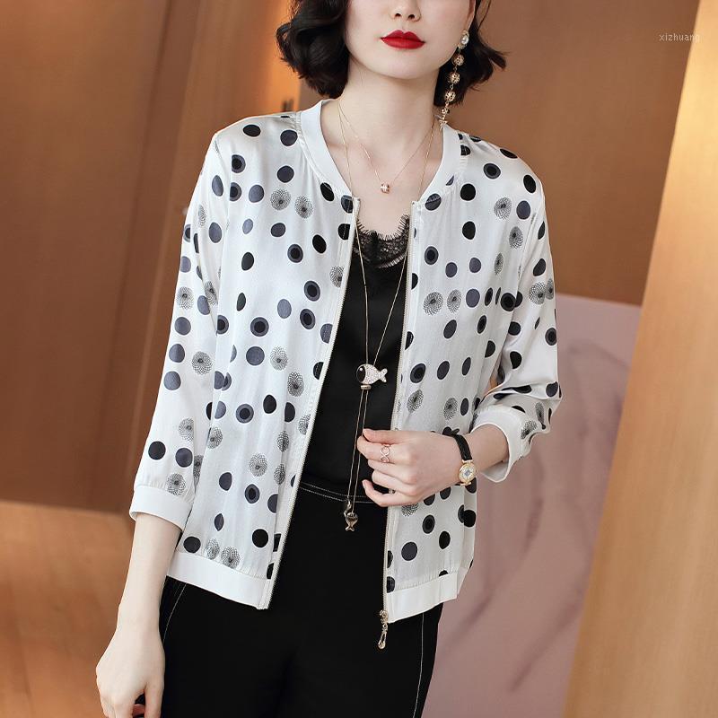 

Chiffon Long-sleeved Jacket Women's Spring Summer Thin Bomber Korean Plus Size UV Protection Short Sunscreen Clothing Jackets, Black