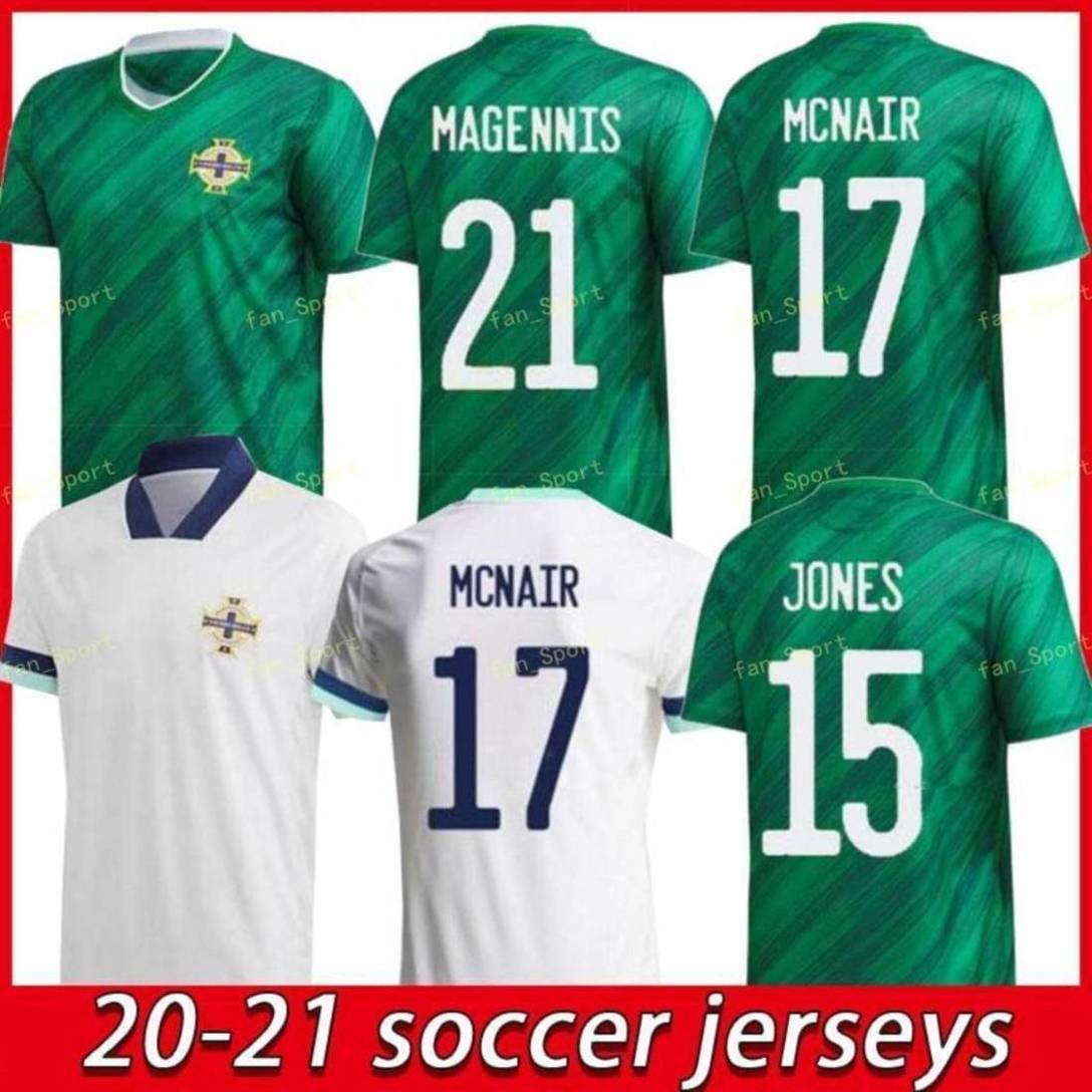 

2021 Northern Ireland Soccer Jersey LAFFERTY Home away Adult men + kids kits DAVIS MAGENNIS EVANS MCNAIR BOYCE Football Shirt, Adult home