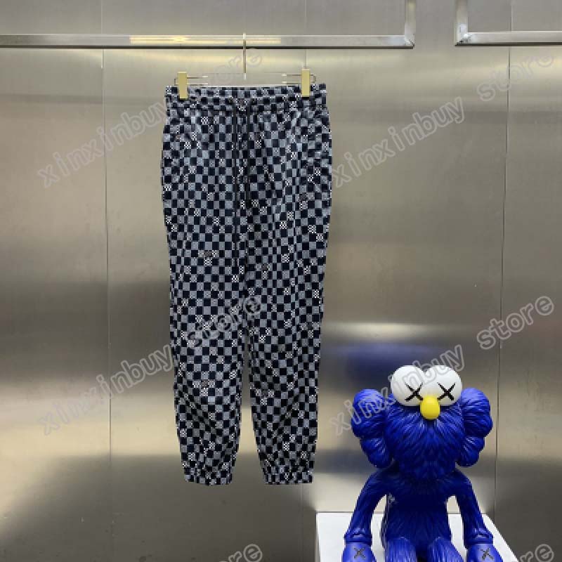 

21ss Mens t shirt designer pants Spring summer Men Jogging Pant lattice Casual Whole body letters Suit Trousers Wedding, Black