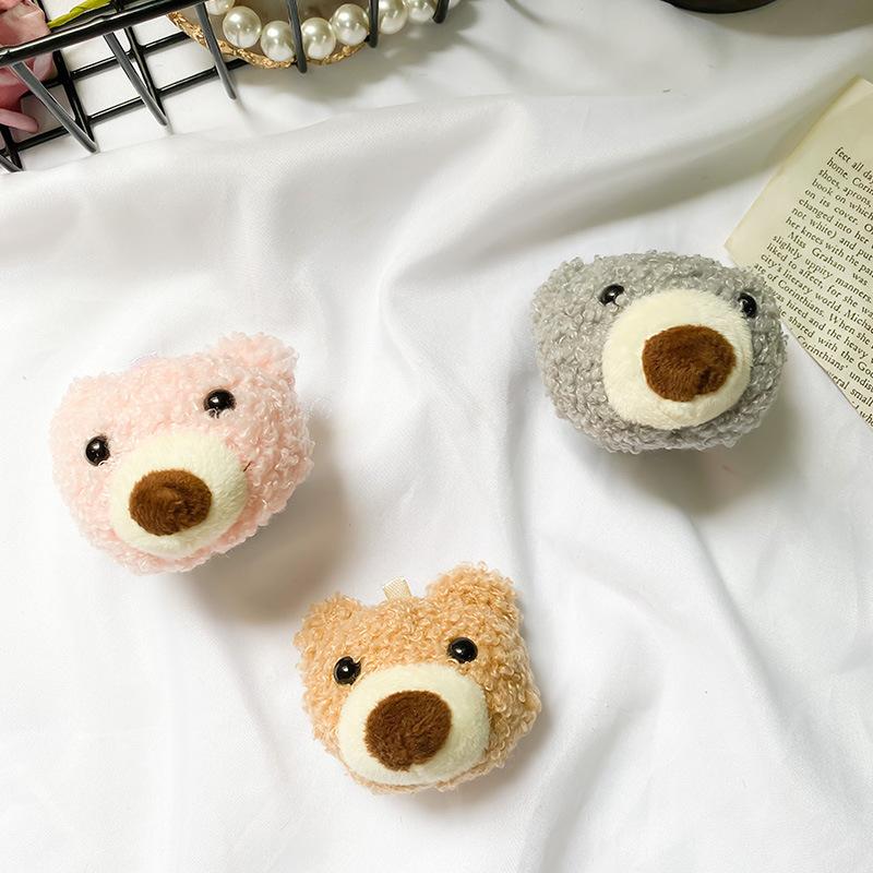 Cell Phone Mounts & Holders Plush Cute Wind Bear Retractable Mobile Holder Grip Small Fresh Ring Buckle Desktop Accessories Lazy Toy Puppet-image-741754843