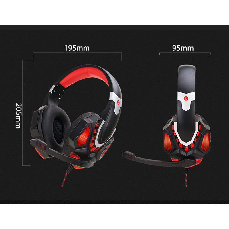 

lighting Headdress video game Standard Edition Wired USB computer headset