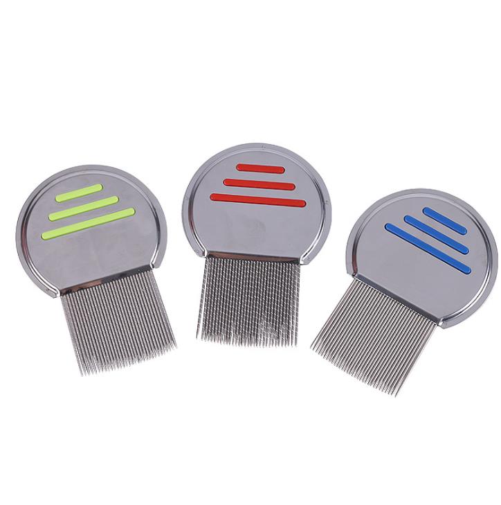

Brushes Care & Styling Tools Products1Pcs High Quality Terminator Lice Comb Kids Hair Rid Headlice Stainless Steel Metal Teeth Remove Nit Br