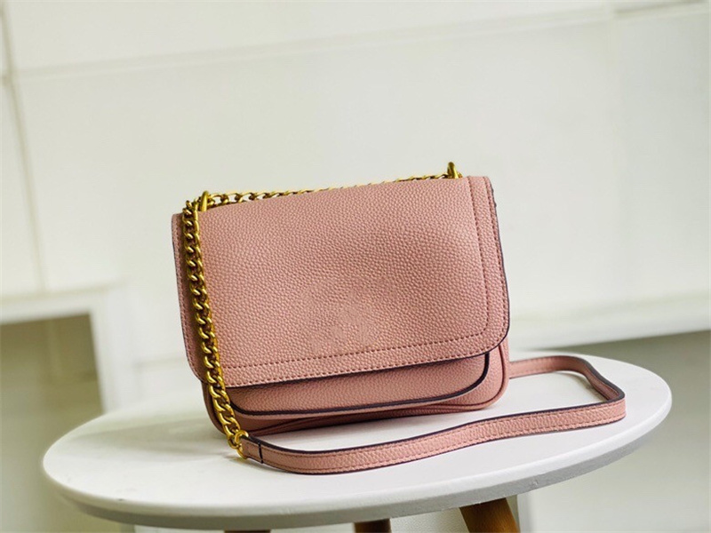 

2021 womens handbag high quality black flip purse Shoulder Bags real leather Fashion Bag Plain Letter handbags, 01