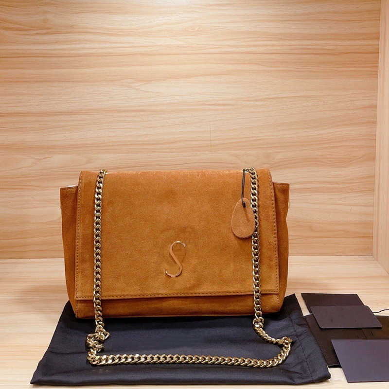 

Brown Black Suede Kate Kate99 Chain Shoulder Crossbody Bags Designer Handbags Women Envelope Messenger Bag Lady Flap Purse Comfortable, 1.