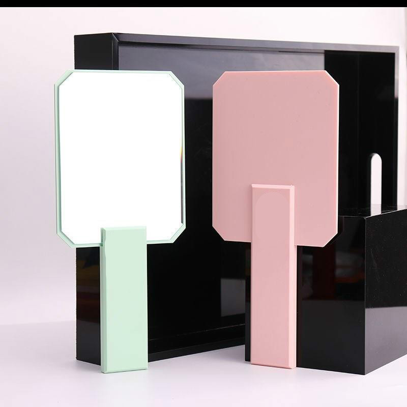 

Hairdressers With Handle Acrylic Handheld Professional Makeup mirror Salon Barbers Cosmetic Mirror For Home