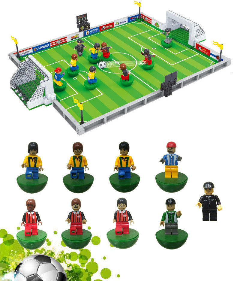 Blocks Ausini 25590 251pcs 3D Model building bricks kits toys for children Compatible Legoness with city football series 200 1008-image-686635439