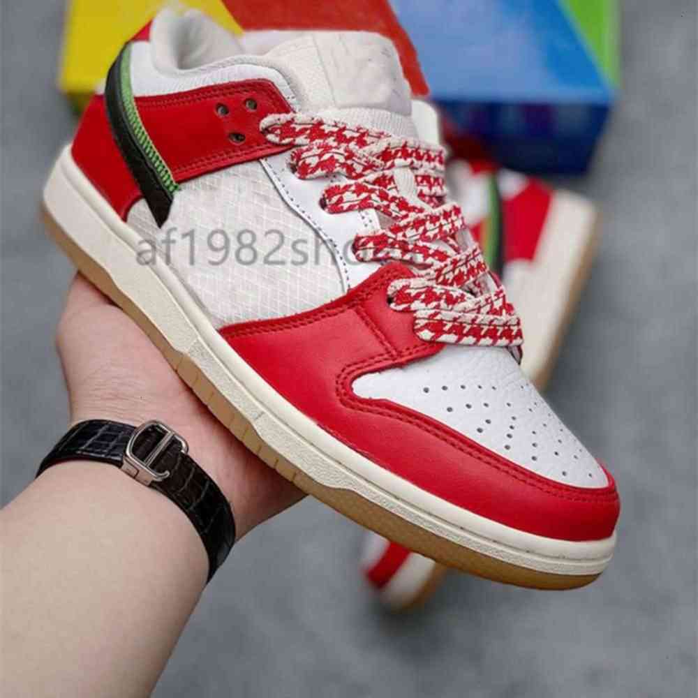 

2021 Frame Skate x Dunks Low Designer Shoes Men Womens Habibi Chile Red White Lucky Green Black Sports Skateboard Sneakers Lace-u sportsking, Sky blue