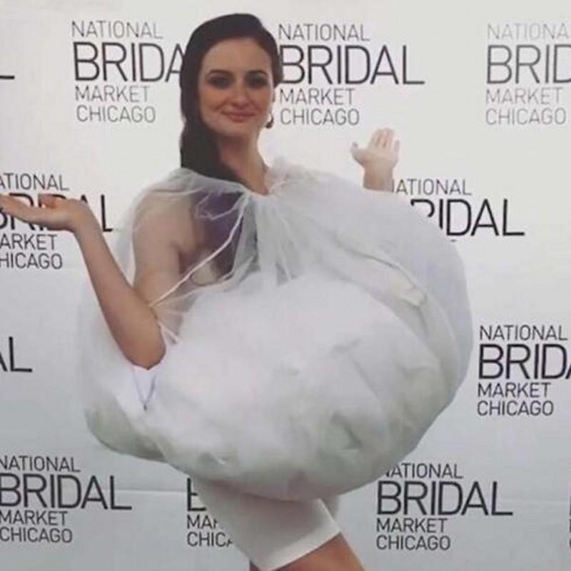 

Skirts Bridal Wedding Dress Petticoat Gather Skirt Slip Underskirt Save You From Toilet Water Buddy, White