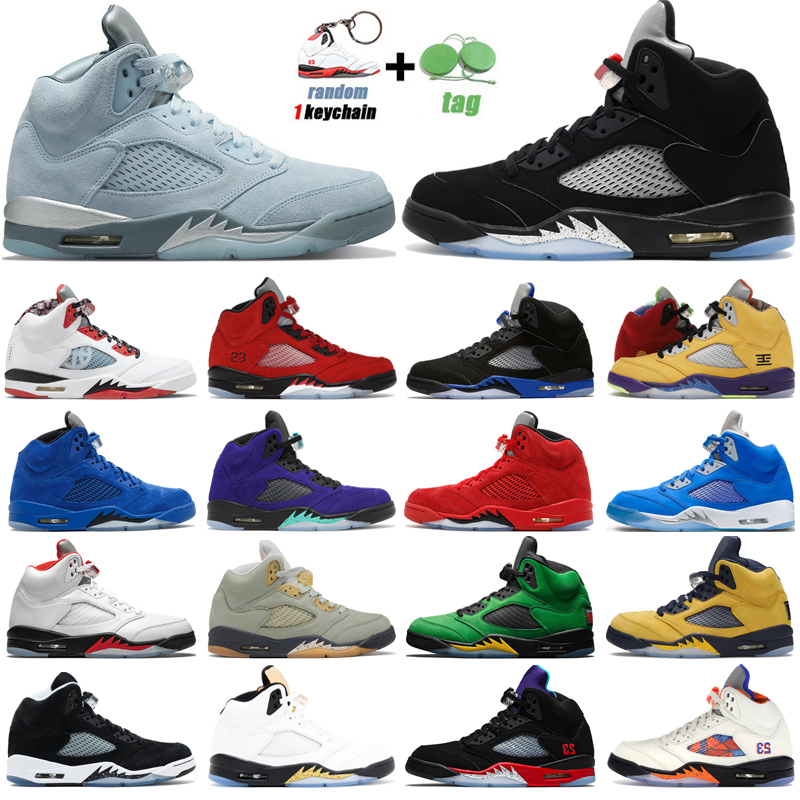 

jumpman 5s 5 University Blue Easter basketball shoes Raging Bull Black Metallic Green Bean Jade Horizon Bluebird Oregon Ducks Alternate Bel trainers sneakers, Blue bird