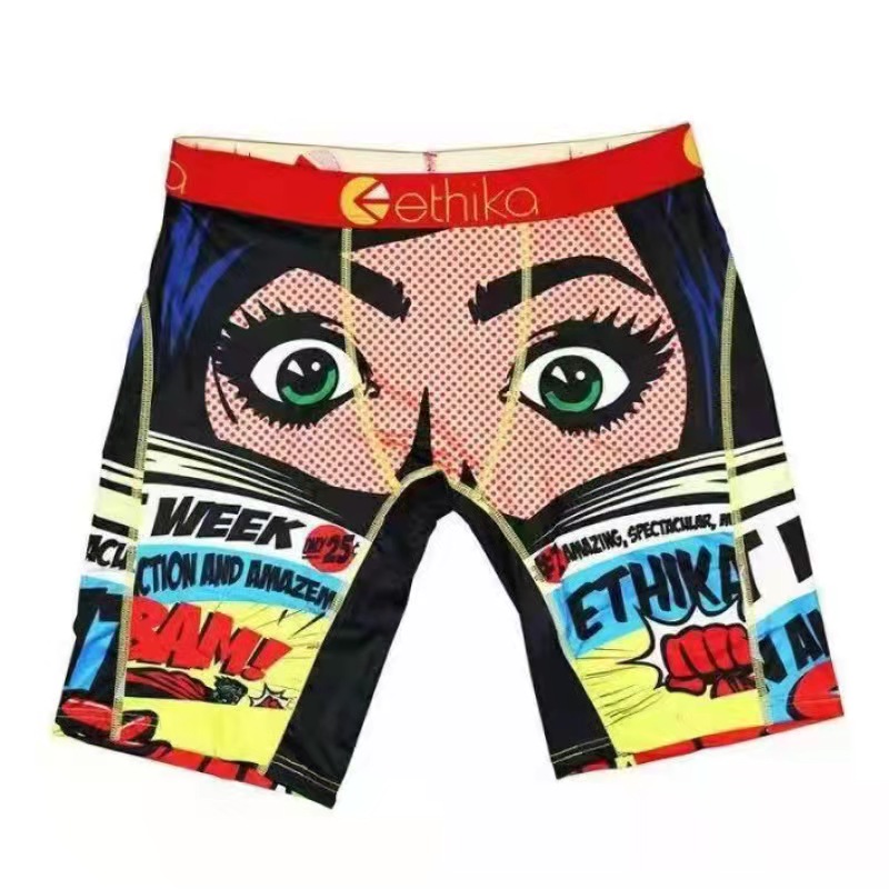 swimwears Ethika briefs men's unisex boxer shorts Breif pattern sports hip-hop rock consumer underwear skateboard street fashion stretch S-X-image-745554134