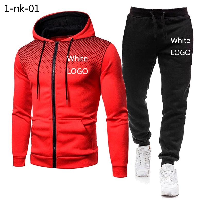 

Men' Hoodies & Sweatshirts Tracksuit Men Casual Set, Photo color