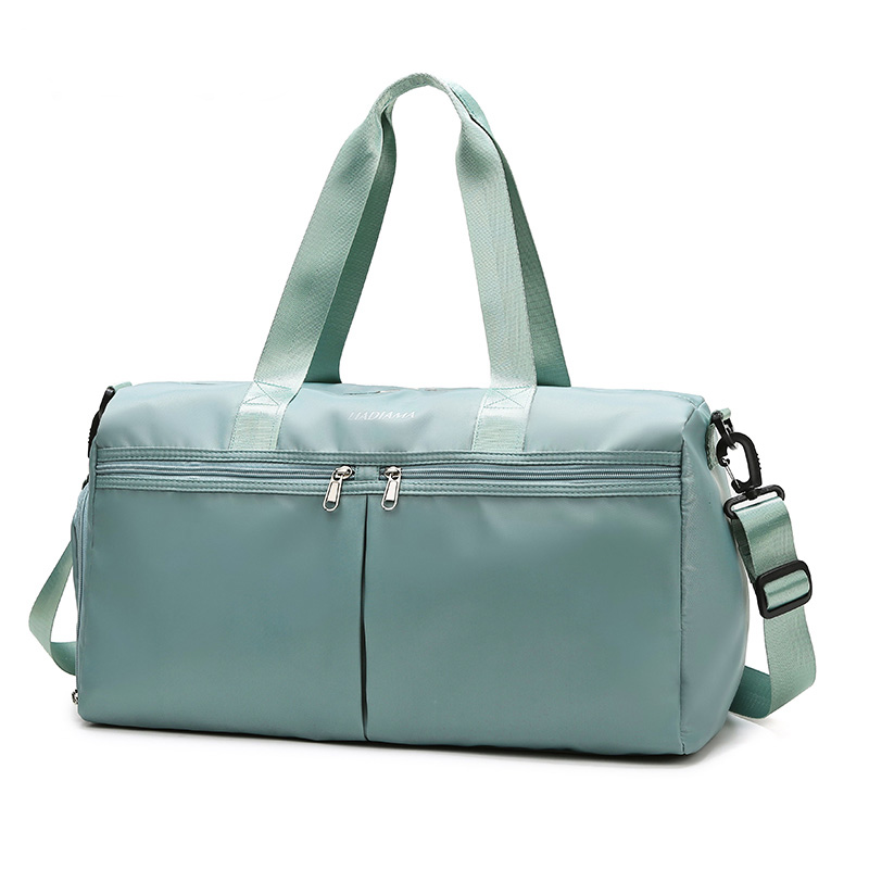 

Luggage Travel Bag For Women 2021 Leisure Nylon Handbag Solid Color Airport Vacation Clothes Yoga Gym Short Distance Sac Duffel Bags, Black
