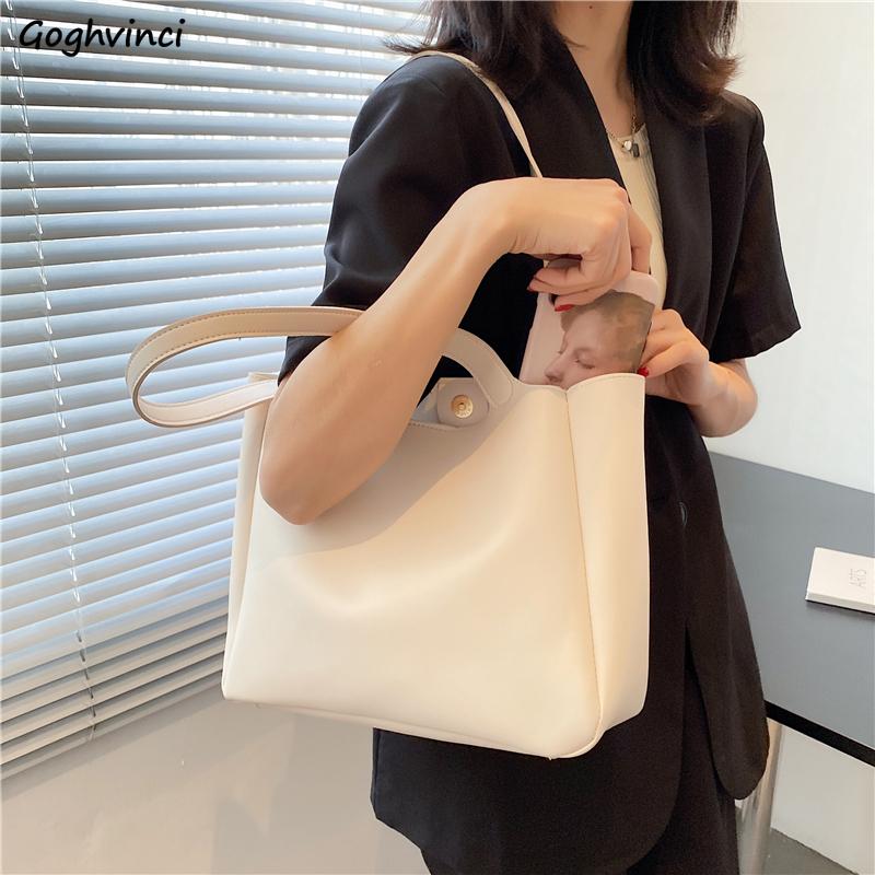 

Evening Bags Simple Solid Underarm Shoulder Women Chic Korean Large Capacity Tote Bag Tender Handbag Office Ladies Advanced PU Leather, Black