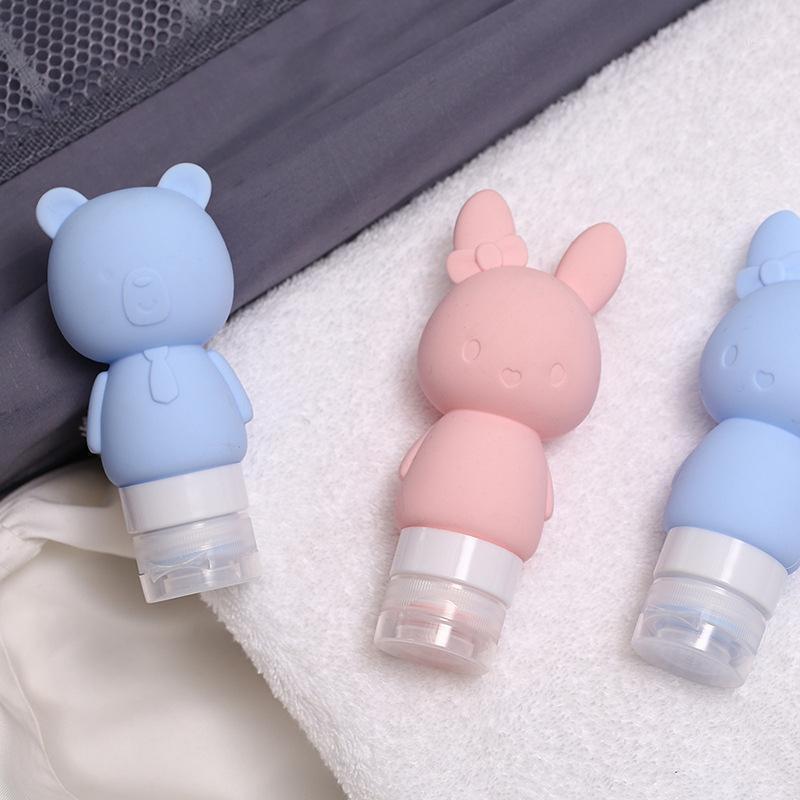 

Storage Bottles & Jars 60ml/89ml Animal Color Model Silicone Hand Sanitizer Bottled Disinfectant Portable Bottle