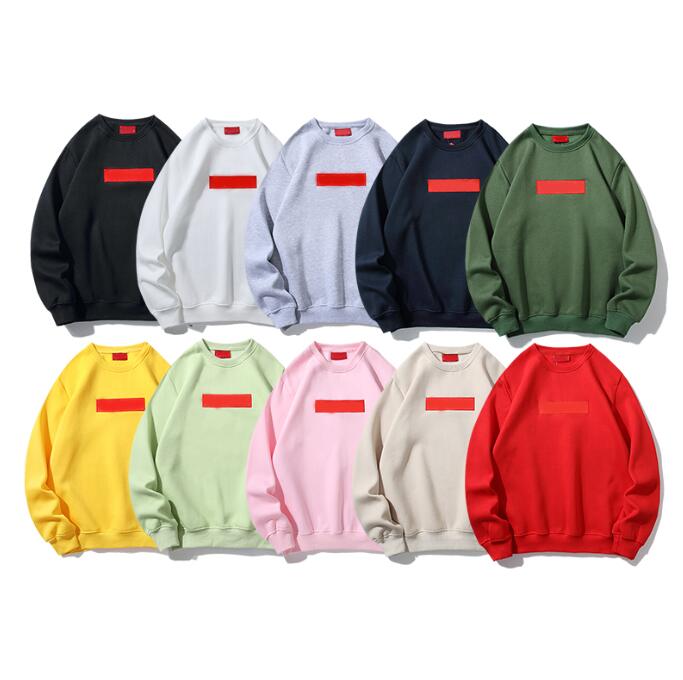 

2021 Winter Turtleneck Men's Hoodie Pure cotton comfortable couple multi-color mix and match base comfortables sweatshirt, Customize