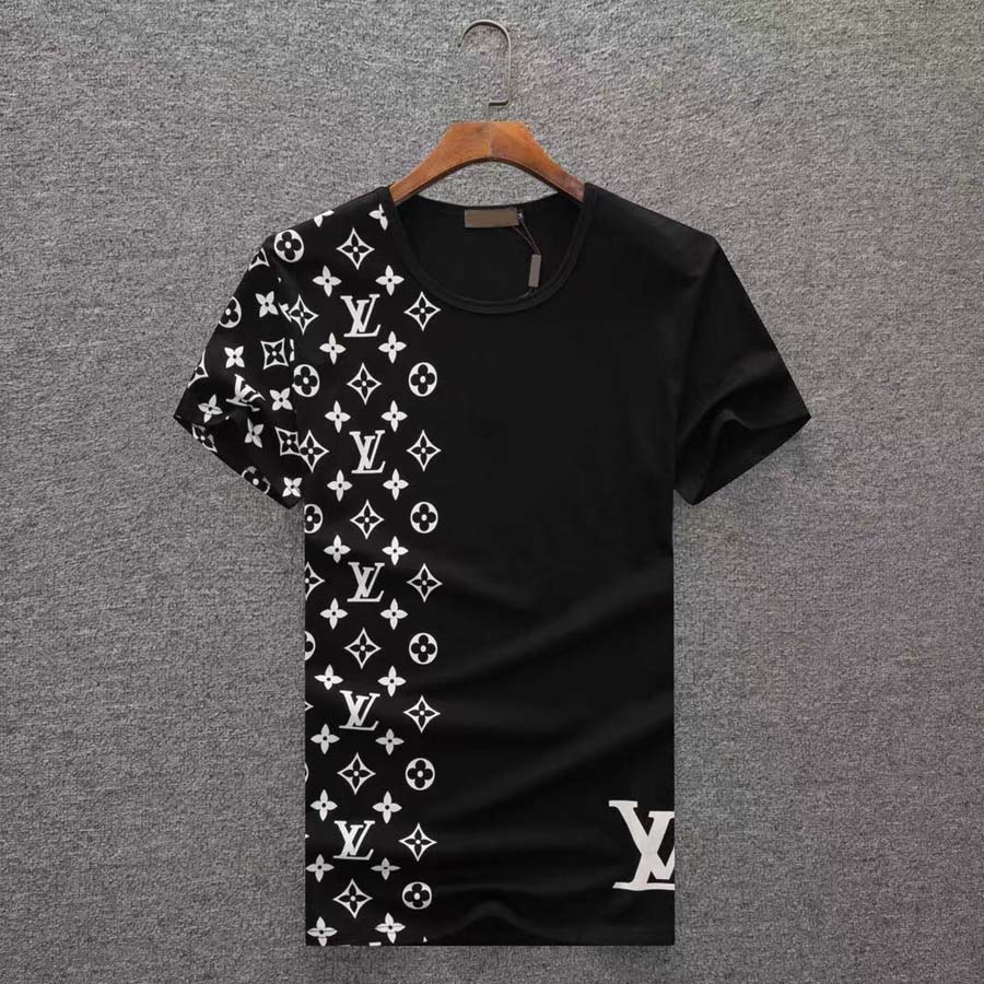 

Casual Designers T Shirts Mens Clothing Brand Tops Tee Shirts Fashion Summer Tide Braned Letters Printed Men Shirt Clothes, White;black