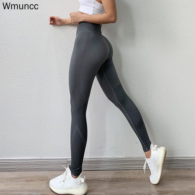 

Fitness High Waist Legging Tummy Control Seamless Energy Gymwear Workout Running Activewear Yoga Pant Hip Lifting Trainning Wear, Black