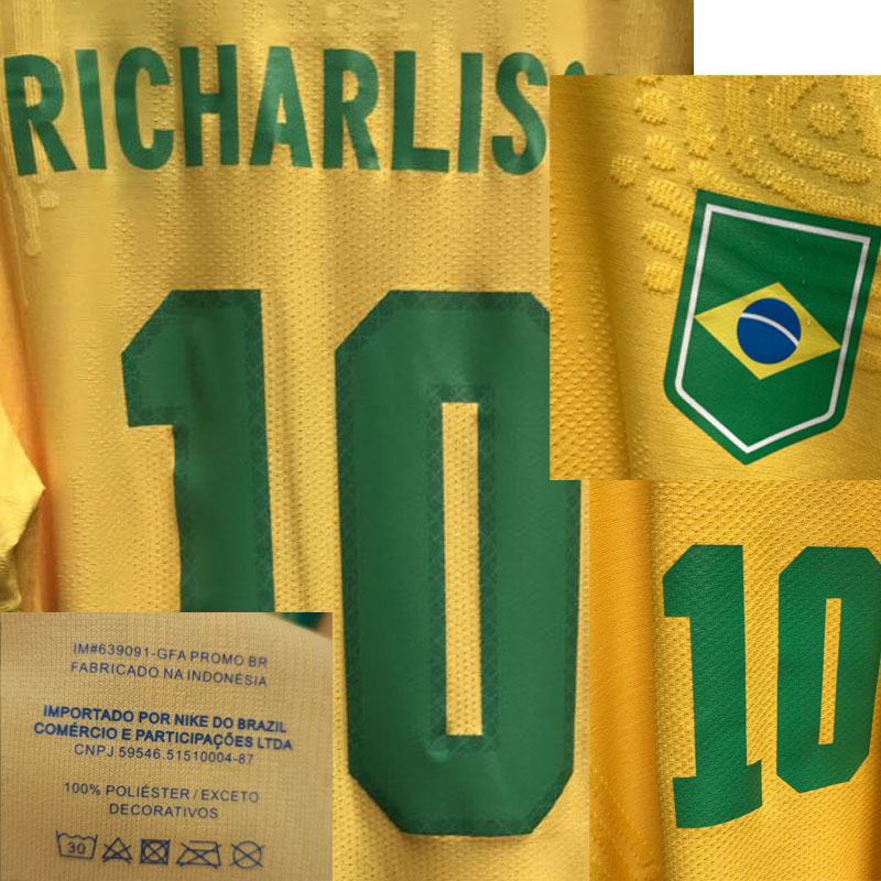 

2021 Home Textile Match Worn Final Malcom Maillot Richarlison Dani Alves Custom Any Name Number Soccer patch badge, #13 dani alves