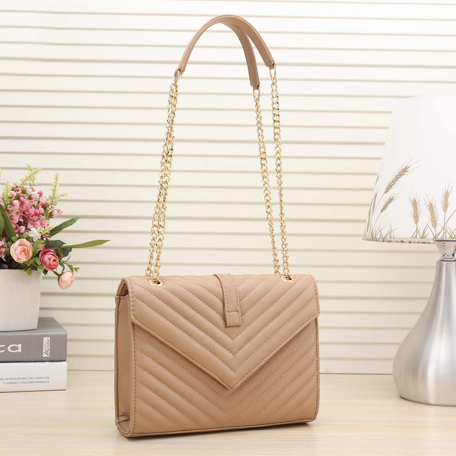 

Handbag women shoulder messenger bag fashion crossbody pochette classic ladies composite tote PU clutch Chains Mini shoulders bags female handbags Purses 2079, Black