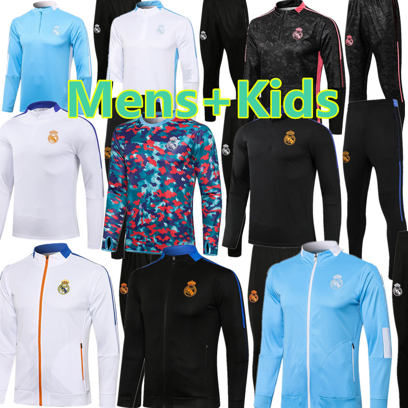 

Real Madrid Kids Jersey Jacket HAZARD Child Tracksuit Soccer Sets Winter Coat BENZEMA Children Training Wear Suits MODRIC Football Shirts Sweater ALABA Jerseys, Kids tracksuit 12