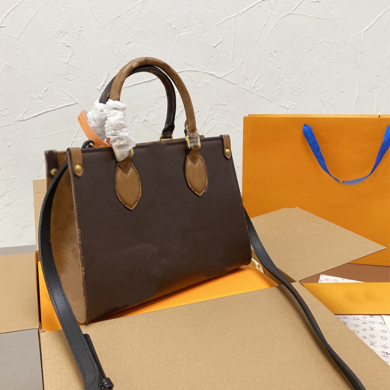 

Designers ONTHEGO Mini Handbags Womens Cow Leather Totes Luxury Women Shoulder Shopping Bag High Quality Tote, Others