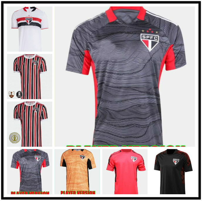

2021 2022 Sao Paulo Soccer Jerseys Luciano Liziero PATO PABLO DANI ALVES 20 21 22 men football shirt