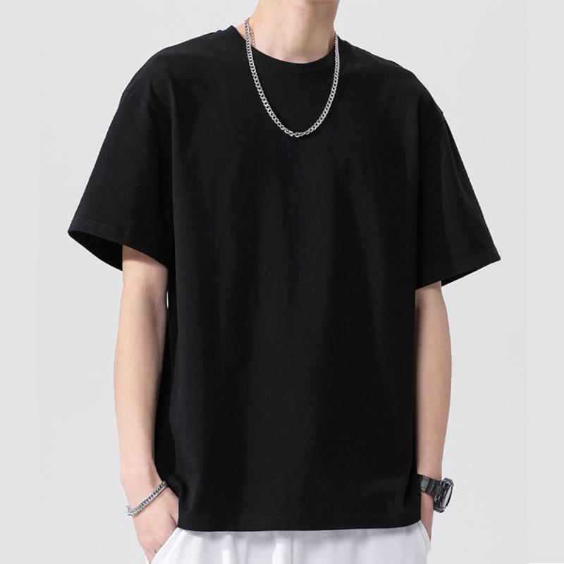 

Men' T-Shirts 2021 Harajuku Men Clothing Japanese Streetwear Tops Cotton T Shirt Casual Comfortable Solid Color Oversized, Black