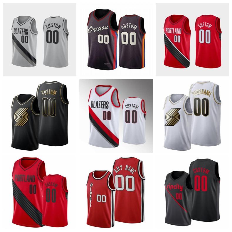 

Basketball Jerseys PortlandTrailBlazersDamian Lillard Carmelo Anthony C.j. McCollum Jusuf Nurkic Enes Kanter custom Jersey, Black;red