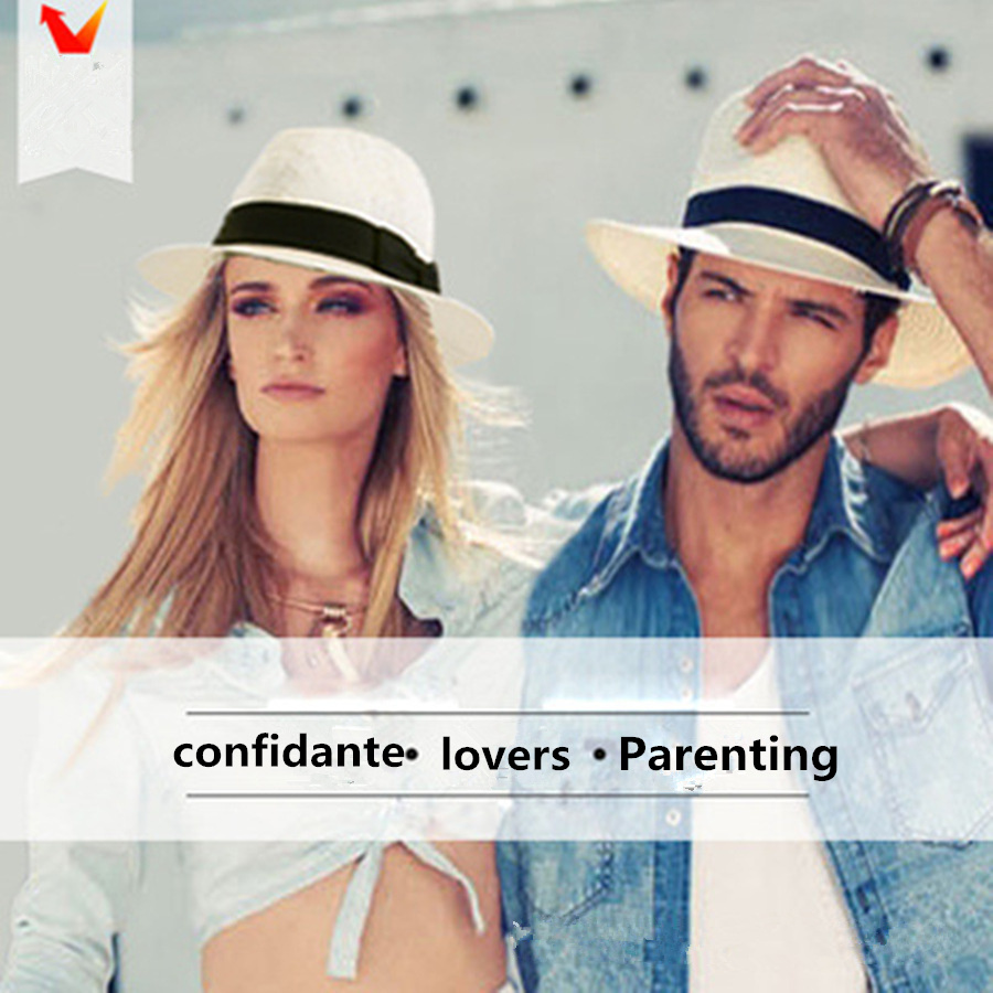 

Unisex Flat Brim Wool Felt Fedora Hats with Belt Red Black Patchwork Jazz