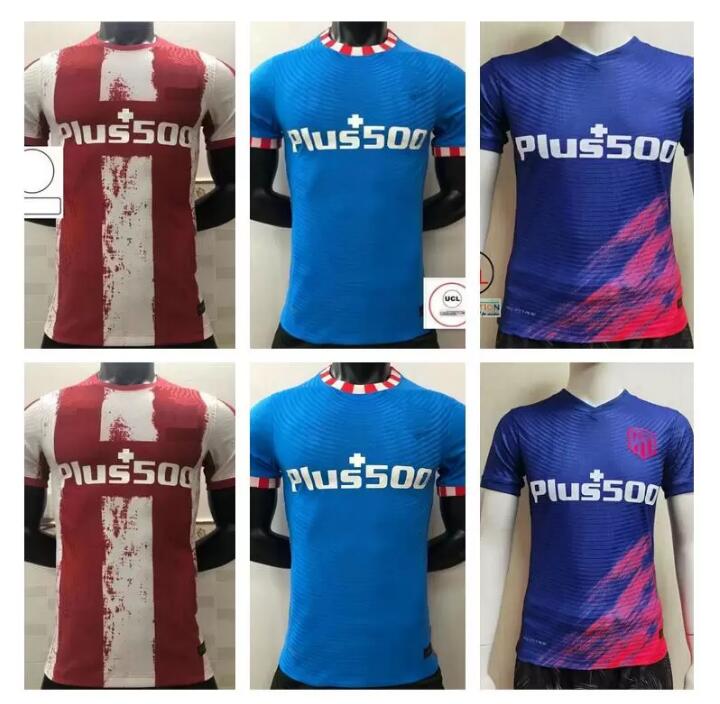

21 22 Player version Atletico Madrid Soccer Jerseys JOAO FELIX Camisetas de fútbol Suarez CORREA Jersey 2021 2022 Football Shirt, Purple