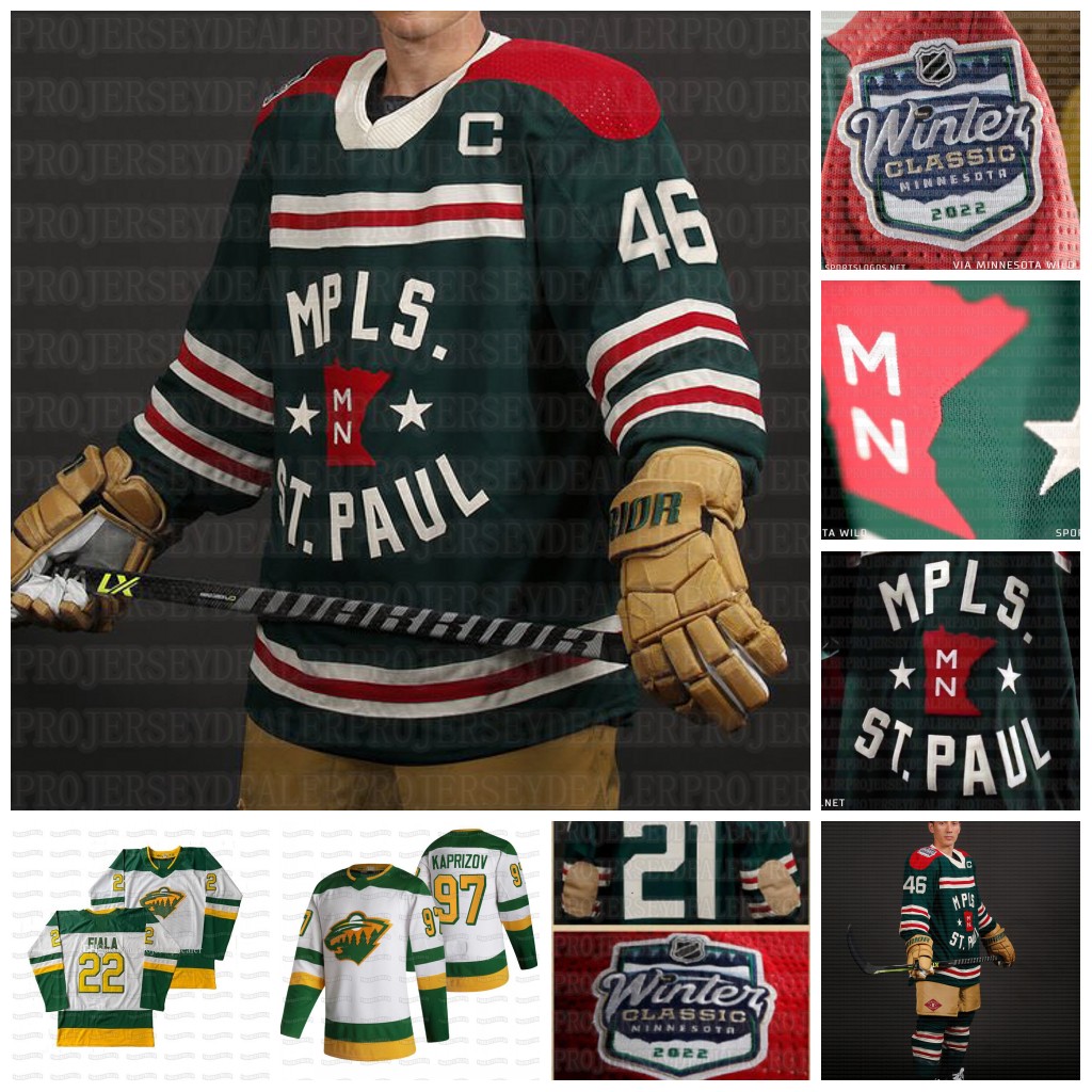 

Womens Kirill kaprizov Minnesota Wild 2022 Winter Classic Jersey Jared Spurgeon Kevin Fiala Cam Talbot Zach Parise Nick Bjugstad Marcus Foligno Mats Zuccarello, 2021 20th white mens s-xxxl