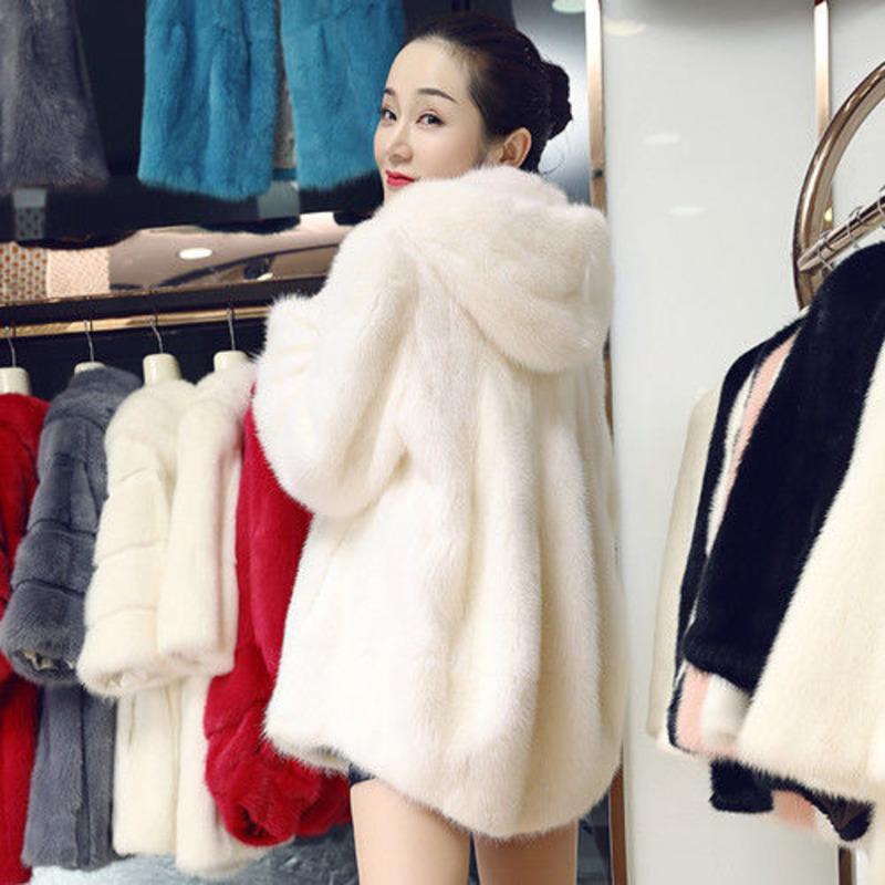 

Women's Fur & Faux Winter Thickened Warm Furry Coat Eco Top Fabric Coats China Vest Bear Jacket Ponchos And Capes Tunic Outerwear, Black