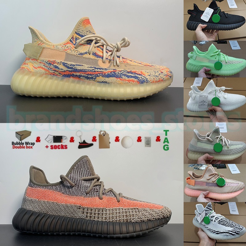 

yezzy yezzys yeezy boost 350 v2 running shoes yeesy mono pack ice clay cinder ash blue pearl stone yeezys kanye west sneakers size 36-48 with box x stock top quality, 4-ash stone
