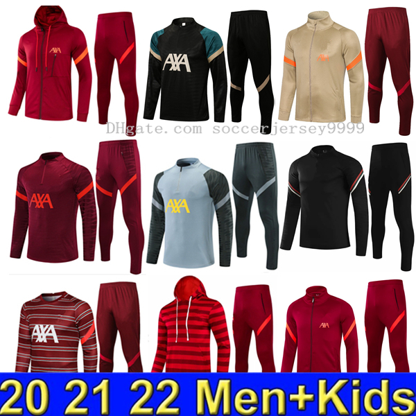 

2021 2022 mens soccer tracksuit survetement de football training suit 21 22 Men kids Maillot full zipper jacket Tracksuits sportswear, 10
