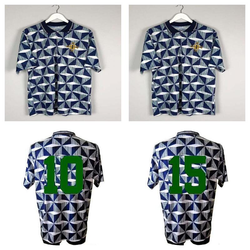 

1990 1991 1992 Northern Ireland away shirt Retro soccer Jerseys Home 90 91 92 retro classic Football shirts, 1990 away
